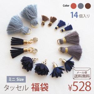 BLAZE タッセル パーツ 約4.5cm 2個セット シック カン付き フリンジ