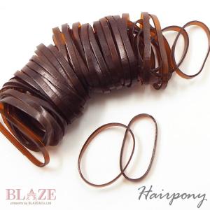 からまない ゴム ハードタイプ L 55個入り 茶 BLAZE ヘアアクセサリー ヘアゴム 絡まない 子供 キッズ ヘアアレンジ まとめ髪 普段使い レディース シンプル