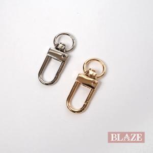 ナスカン ゴールド シルバー 金具 押し込み式 ショルダー ストラップ キーホルダー パーツ ハンドメイド クラフト 手芸 なすかん 回転