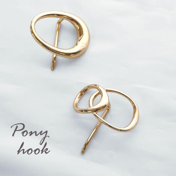 ヘアフック メタル デザイン ゴールド BLAZE レディース アクセサリー アクセ シンプル 大人...