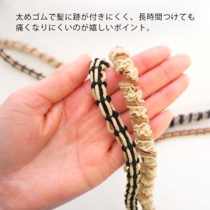ロングヘアゴム 50cm単位カット売り ダーク...の詳細画像2