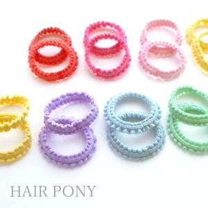 ヘアゴム スノークリスタル キラキラ りぼん サテン オーロラ ヘア