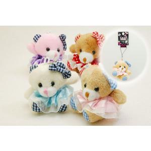 ストラップ キュート くまちゃん ぬいぐるみ ...の詳細画像3