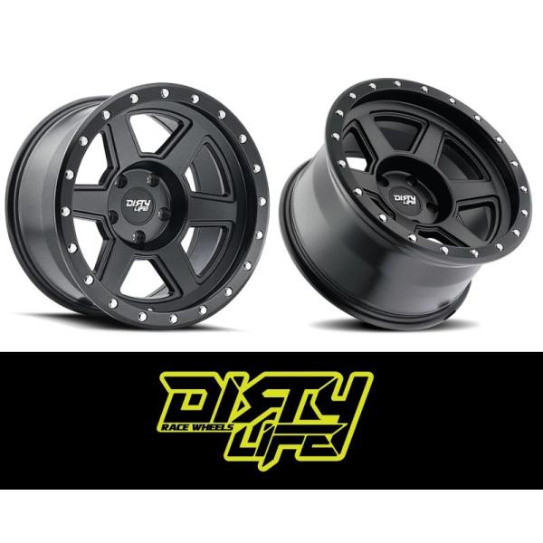 +BS Dirty Life 2本セット 17x9 6穴 PCD139.7mm トヨタ オフセット-...