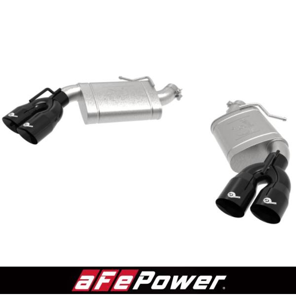 +BS aFe シボレー カマロ SS 6.2L 2016-24年 エキゾースト マフラー T409...