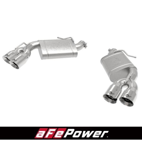 +BS aFe シボレー カマロ SS 6.2L 2016-24年 エキゾースト マフラー T409...