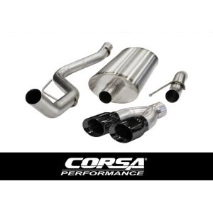 +BS Corsa フォード F-150 ラプター 6.2L V8 2011~2014年 キャットバック SPORT マフラー エキゾースト ステンレス 税込み！送料込み！コルサ 14387BLK 黒｜blazing-saddles