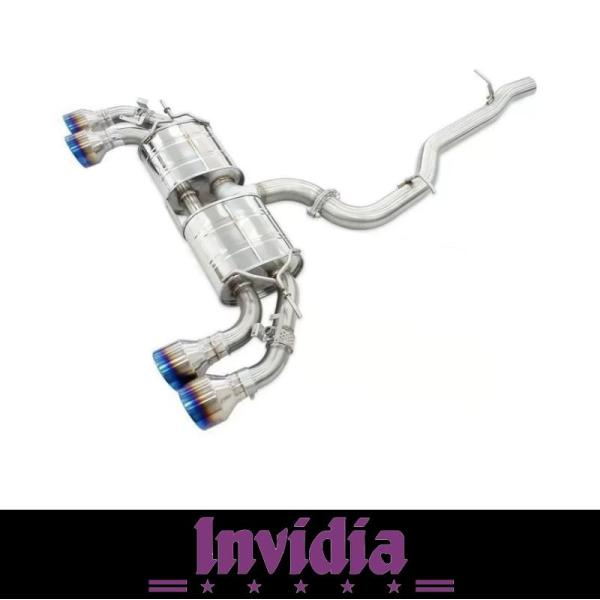 +BS INVIDIA VW ゴルフ R MK8 CD 2.0L TSI 5ドア 2022年~ バル...