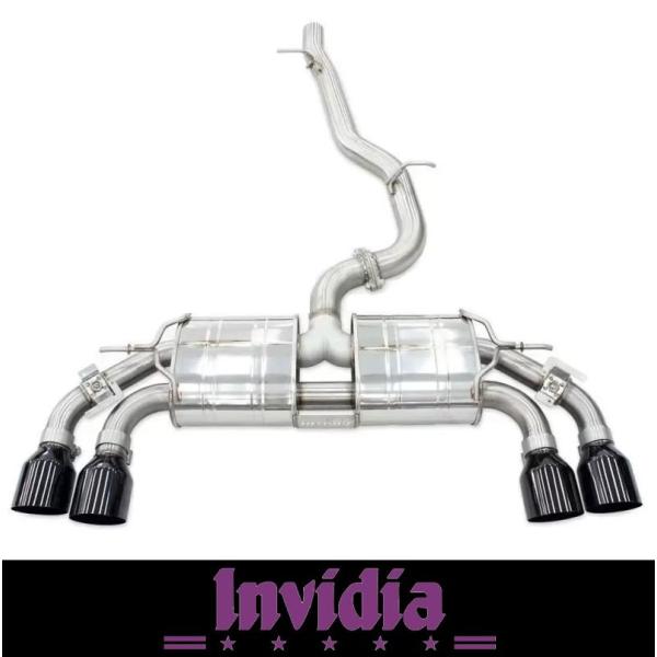 +BS INVIDIA VW ゴルフ R MK8 CD 2.0L TSI 5ドア 2022年~ バル...