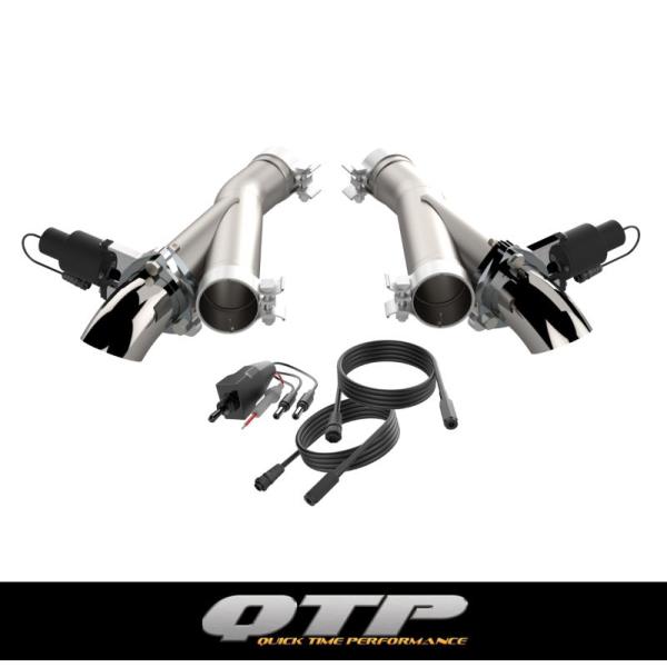 +BS QTP グランドチェロキー デュランゴ 2012~2025年 カットアウト ミッドパイプ エ...