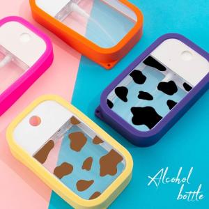 カード型 スプレー ボトル 携帯用 消毒 除菌 アルコール シリコン