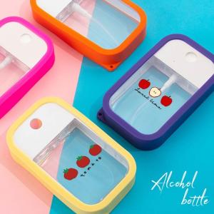 カード型 スプレー ボトル 携帯用 消毒 除菌 アルコール シリコン