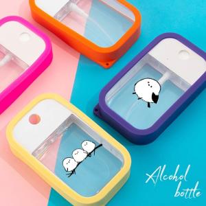 カード型 スプレー ボトル 携帯用 消毒 除菌 アルコール シリコン