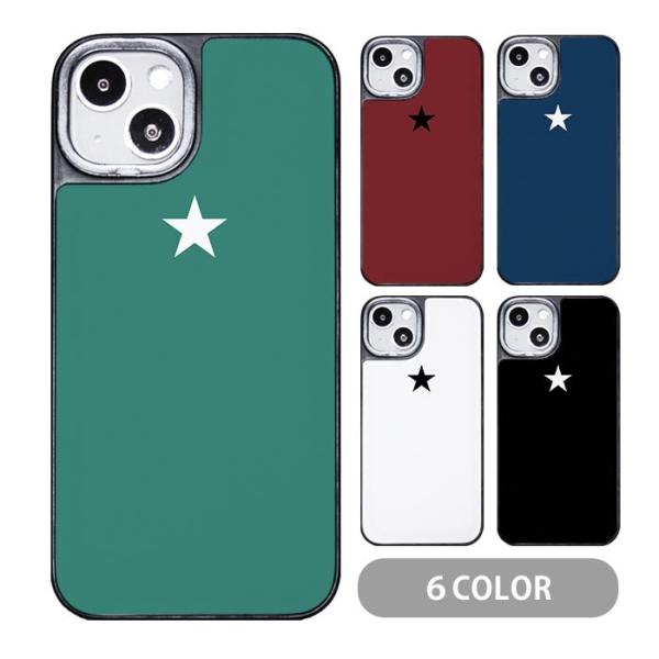スマホケース クッション素材  スター 星 プリント TPU おしゃれ【送料無料】iphone16 ...