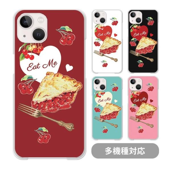 スマホケース クリアケース ハードケース 透明 チェリーパイ さくらんぼ チェリー iphone17...