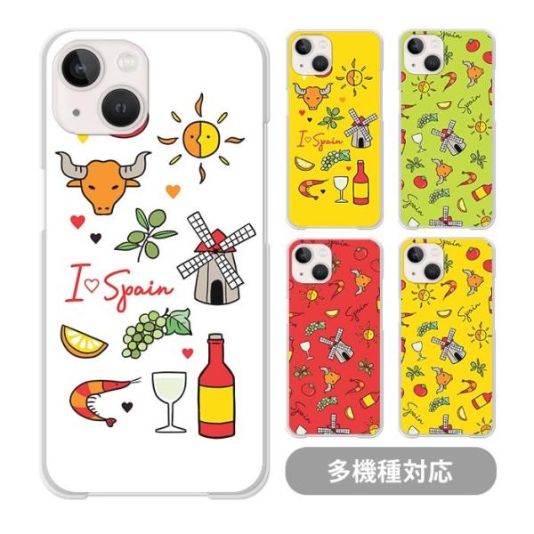 スマホケースクリアケースハードケース 透明 スペイン ワイン シュリンプ トマト iphone17 ...