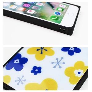スマホケース スクエア ガラス 名入れ ヒョウ...の詳細画像4