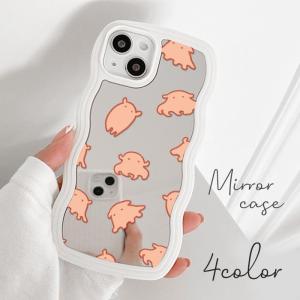 スマホケース クリアケース ハードケース 透明 ブロブフィッシュ