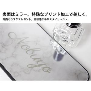 スマホケース ミラー 鏡面 ラウンド ガラス ...の詳細画像3
