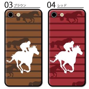 スマホケース ミラー鏡面 ラウンド 競馬 競走...の詳細画像2