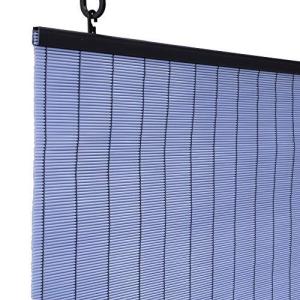 水勘製簾所 すだれ PP 約88×135cm スカイブルー