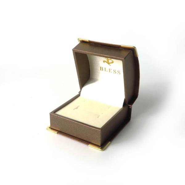 ブラウンリングBOX リングボックス プレゼント ギフト ブラウン ジュエリーボックス アクセサリー...
