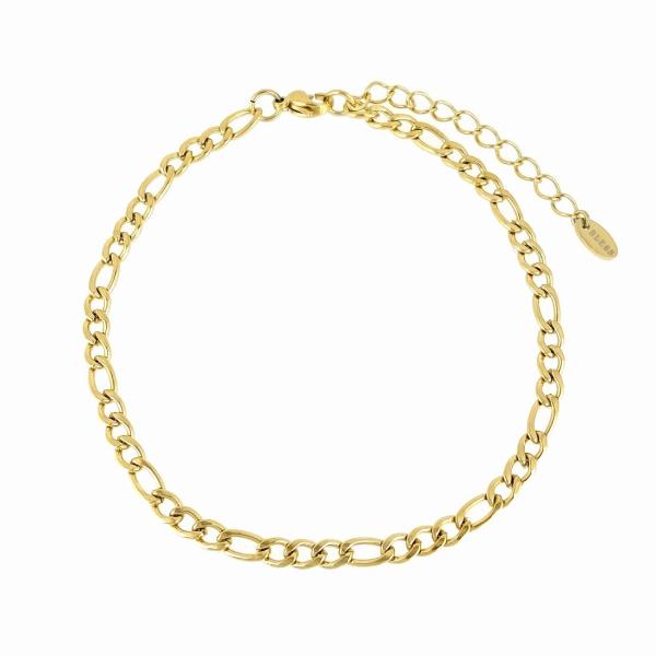 アンクレット(L) チェーン ステンレス 金属アレルギー ゴールド ジュエリー アクセサリー シンプ...