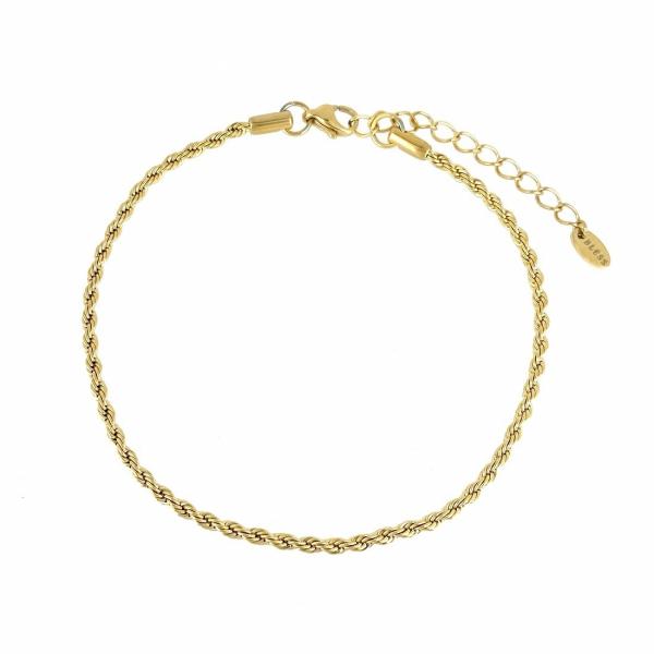 アンクレット(L) チェーン ステンレス 金属アレルギー ゴールド ジュエリー アクセサリー シンプ...