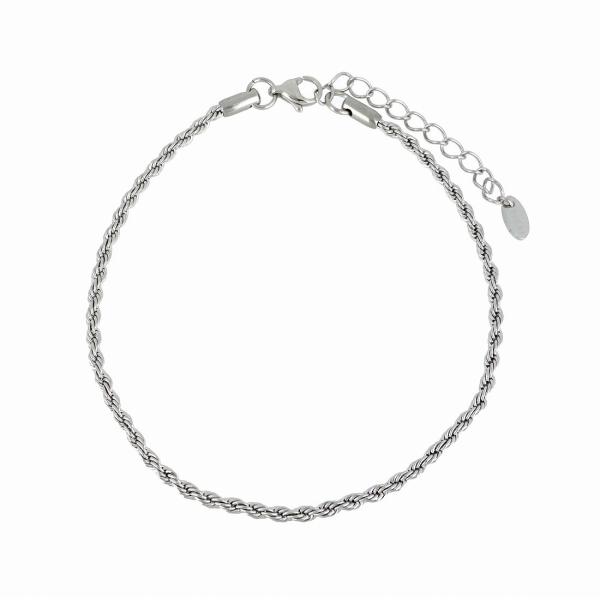 アンクレット(L) チェーン ステンレス 金属アレルギー シルバー ジュエリー アクセサリー シンプ...