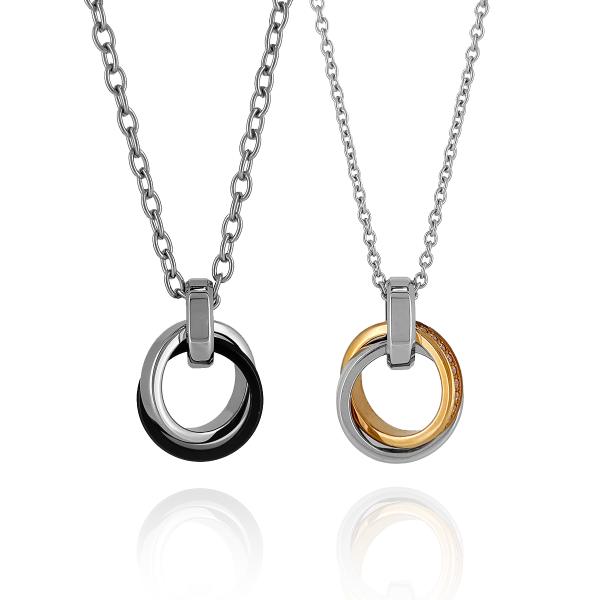 ペアネックレス ペンダント  アクセサリー ステンレス シルバー メンズ レディース プレゼント ギ...