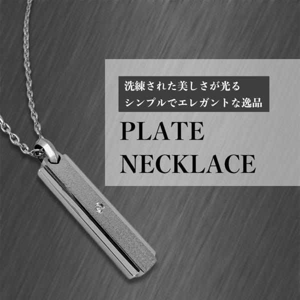 プレートネックレス【ステンレス ネックレス メンズ BLESS ブレス】送料無料