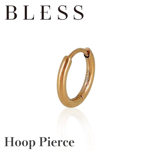 フープピアス(片耳用)【ステンレス ピアス メンズ レディース BLESS ブレス ピンクゴールドカ...