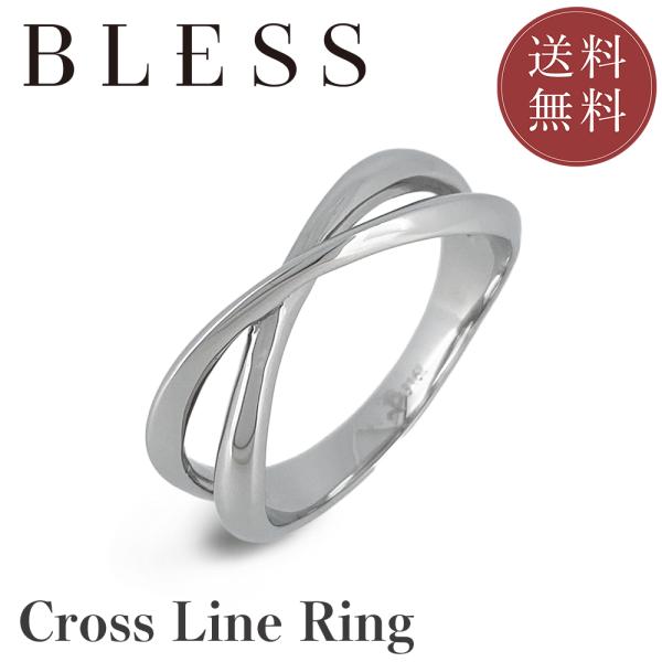 クロスラインリング【ステンレス リング メンズ BLESS ブレス】