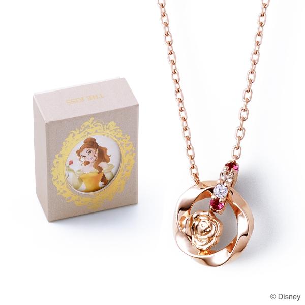 ディズニープリンセス《ベル》ネックレス【シルバー ネックレス ディズニー】