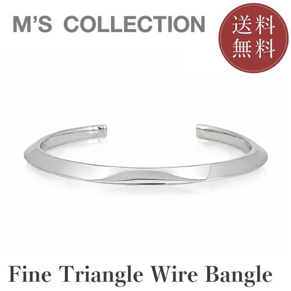 FINE TRIANGLE WIRE BANGLE ブレスレット バングル メンズ シルバー アクセ...