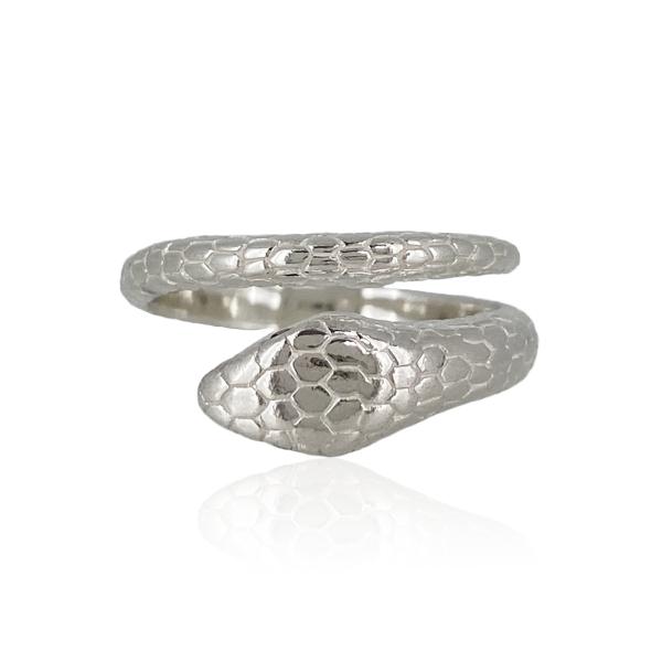 スネークリング 指輪 ステンレス 金属アレルギー シルバー アクセサリー ジュエリー メンズ レディ...