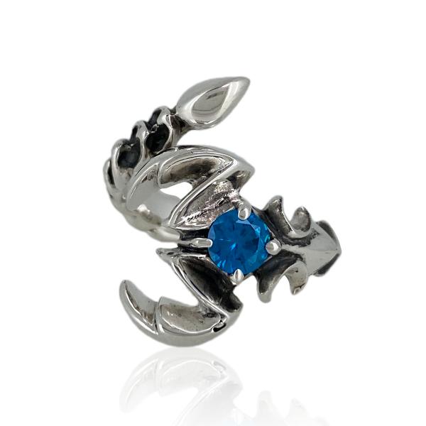 スコーピオンリング(フリーサイズ) メンズ レディース 指輪 ジュエリー アクセサリー シルバー ユ...