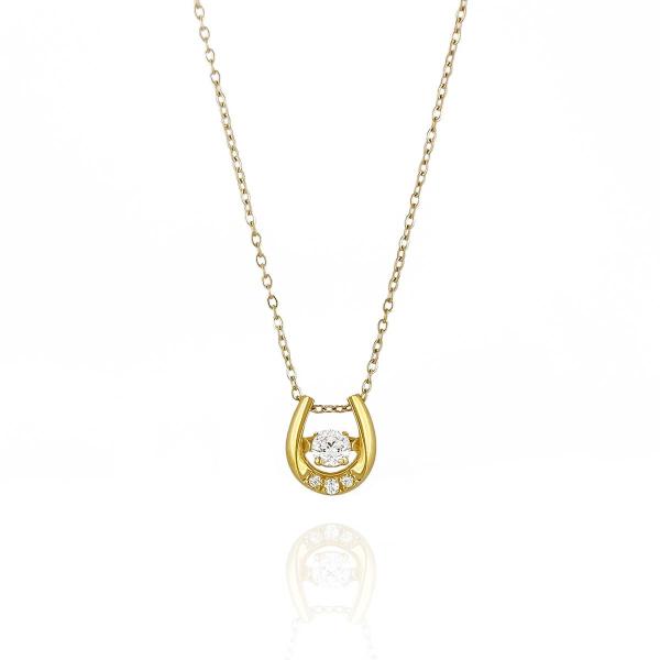 ダンシングストーンネックレス ステンレス ネックレス レディース Petit Collection ...