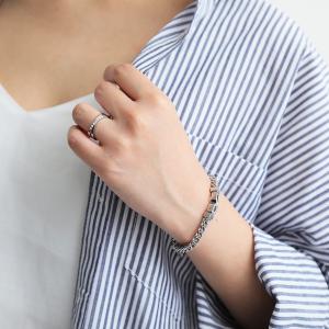 クロスチェーンブレスレット(S) レディース ...の詳細画像3