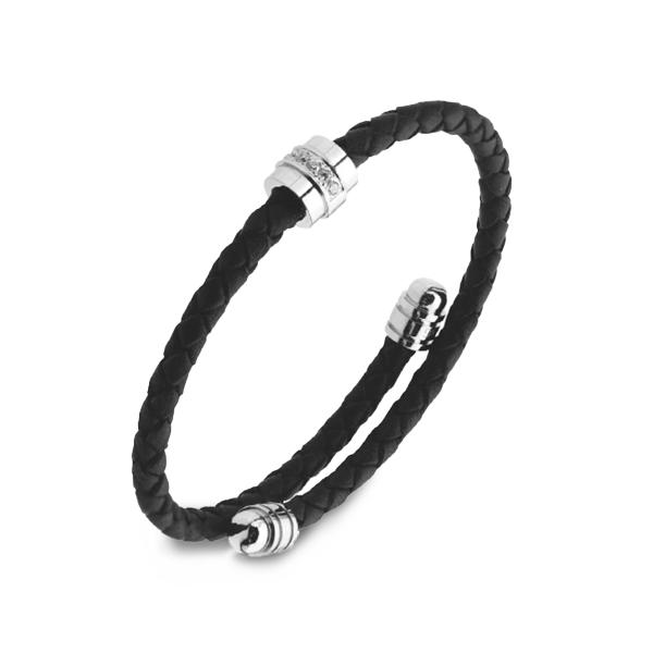 スマートレザーブレスレット【ステンレス ネックレス レディース Petit Collection プ...