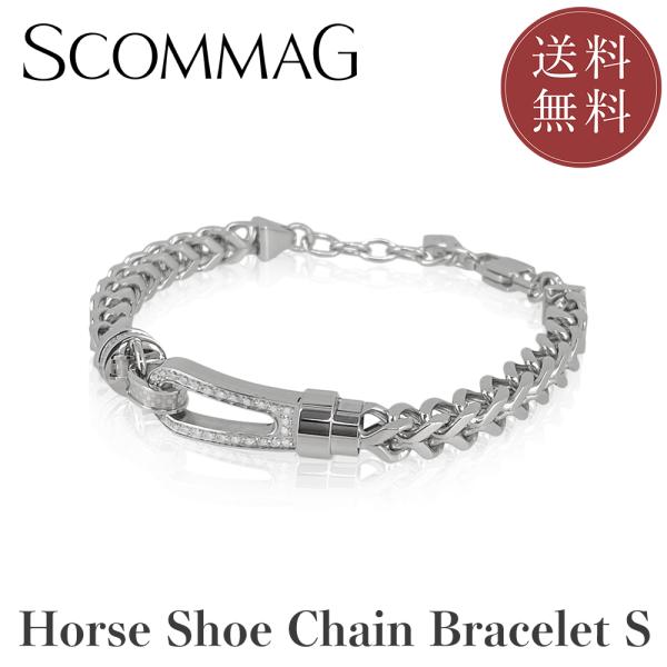 ホースシューチェーンブレスレット(S) レディース メンズ  ペア ジュエリー アクセサリー ステン...