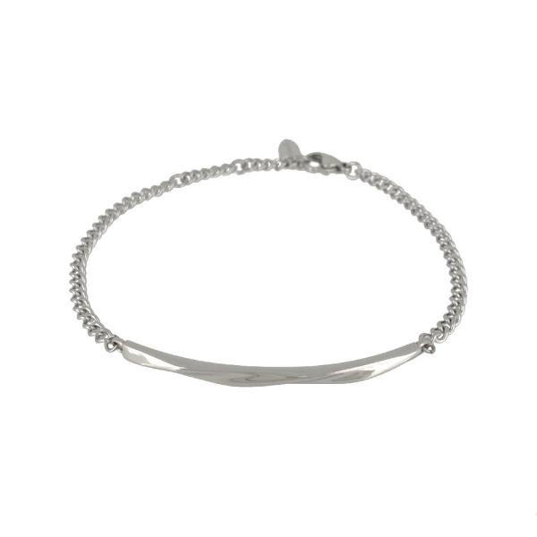 ウェーブツイストブレスレット(L) ステンレス 金属アレルギー シルバー ジュエリー アクセサリー ...