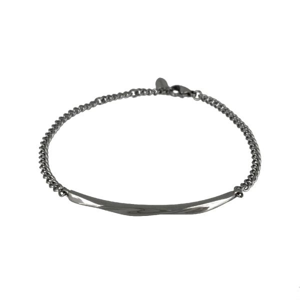 ウェーブツイストブレスレット(L) ステンレス 金属アレルギー シルバー ジュエリー アクセサリー ...