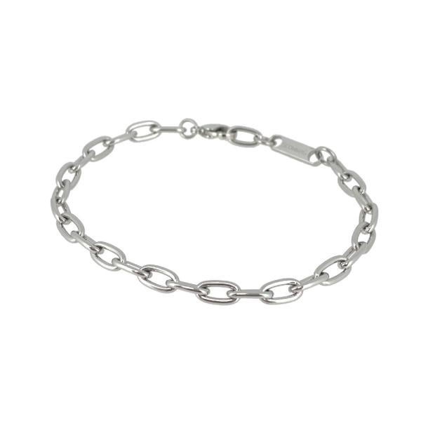 チェーンブレスレット(L) ステンレス 金属アレルギー シルバー ジュエリー アクセサリー レディス...