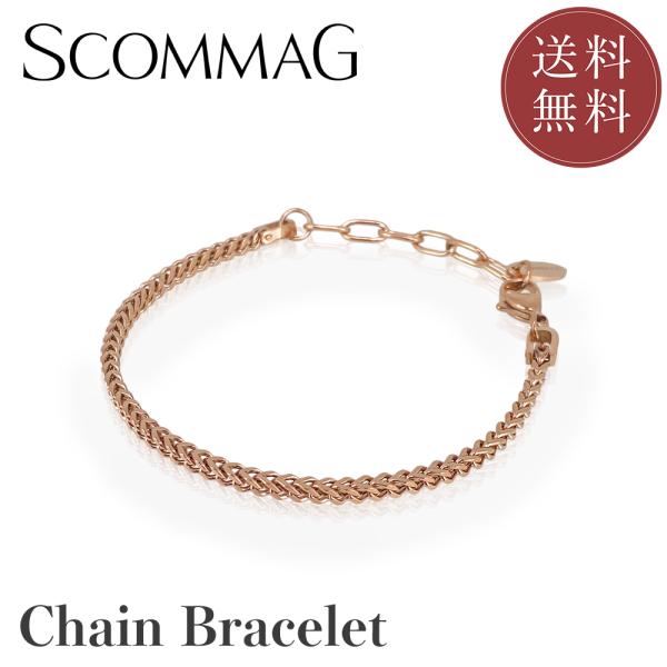 チェーンブレスレット(S)【ステンレス ブレスレット レディース SCOMMAG エスカマジー】送料...