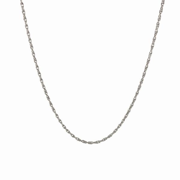 チェーン ネックレス ステンレス 金属アレルギー シルバー ツイスト アクセサリー ジュエリー メン...