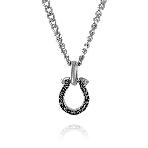 クラシックホースシューネックレス【ステンレス ネックレス レディース メンズ SCOMMAG エスカ...