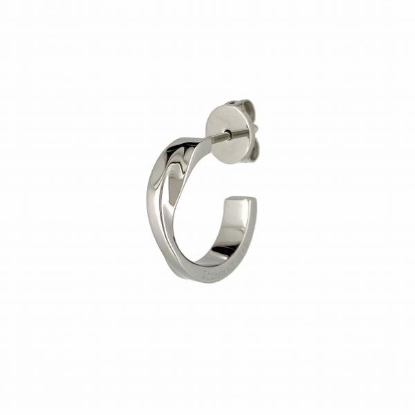 ツイストフープピアス(片耳用)【ステンレス ピアス メンズ レディース SCOMMAG エスカマジー...