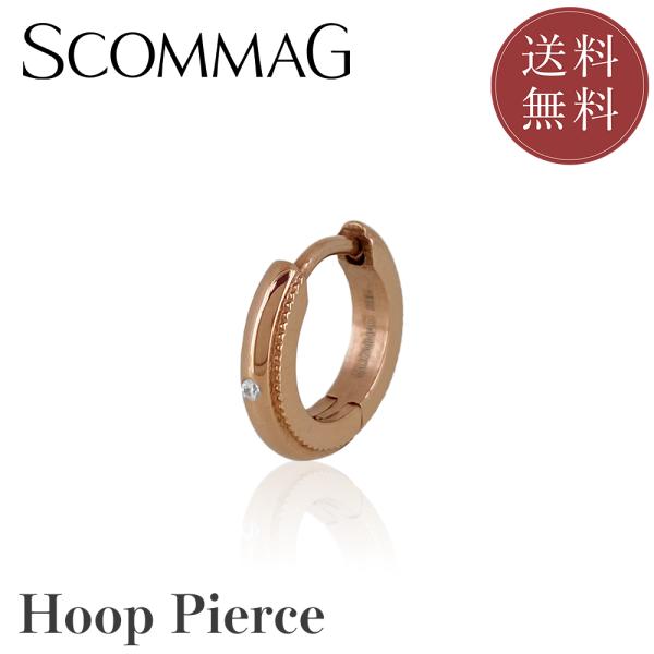 フープピアス(片耳用)【ステンレス ピアス メンズ レディース メンズ SCOMMAG エスカマジー...