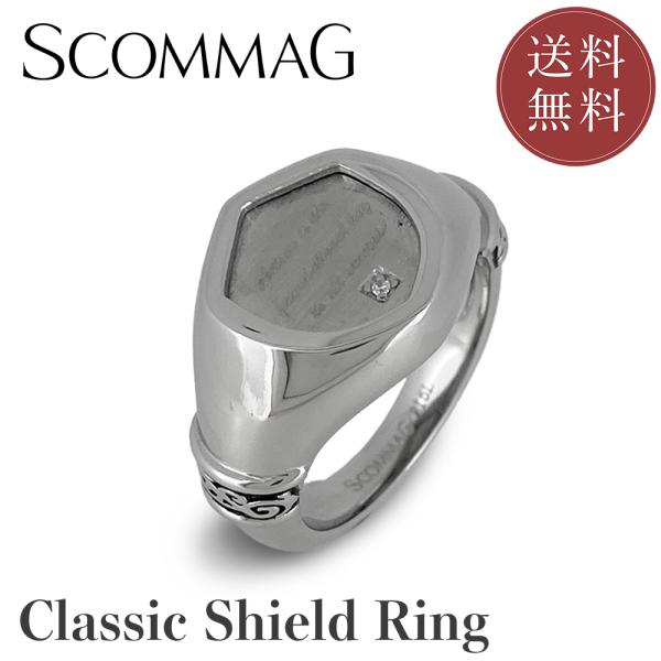 クラシックシールドリング ステンレス/リング/メンズ /SCOMMAG/エスカマジー/クラシックシリ...